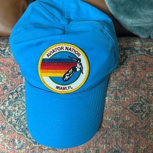 blue aviator nation hat